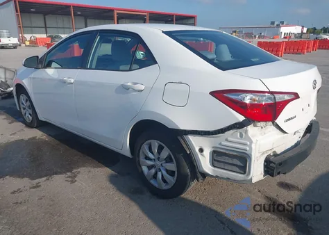 2016 Toyota Corolla Le z USA, uszkodzony, nr VIN 2T1BURHE4GC583691